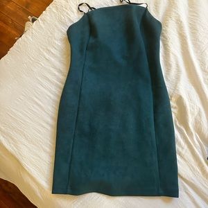 Suede dress